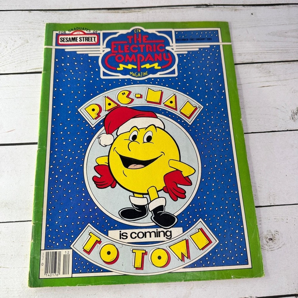 Electric Company Magazine PAC-MAN Spidey December 1982 January 1983 CTW